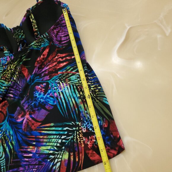 Miraclesuit Tropicat Marina Underwire Tankini Top - Picture 14 of 16